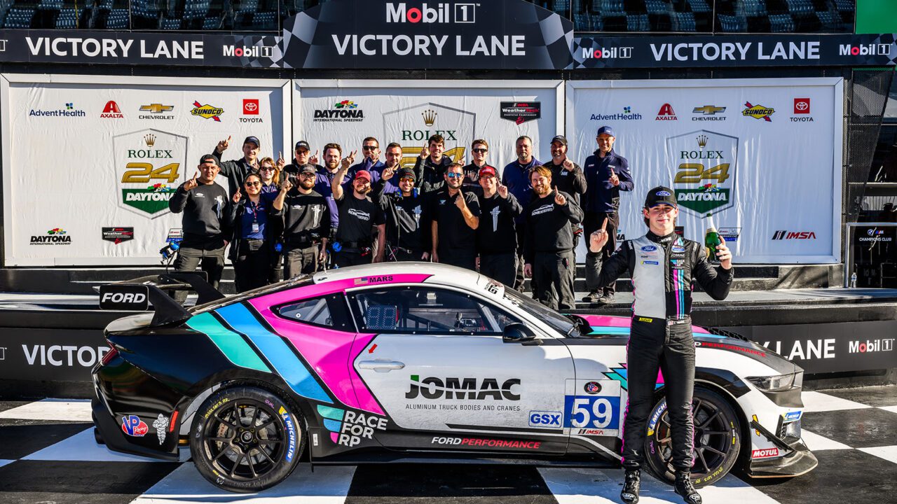 First race, first victory for Mustang GT4 - Multimatic Motorsports