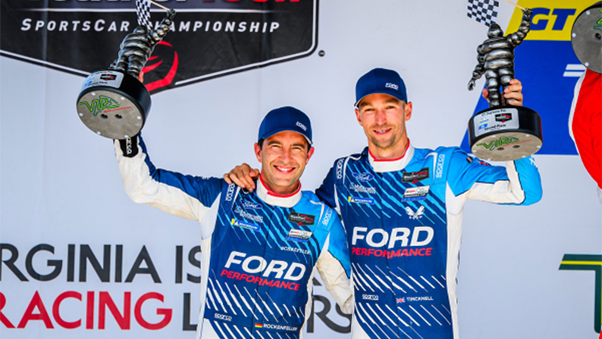 Harry Tincknell and Mike Rockenfeller crossed the line in second place at the IMSA WeatherTech SportsCar Championship race at VIR